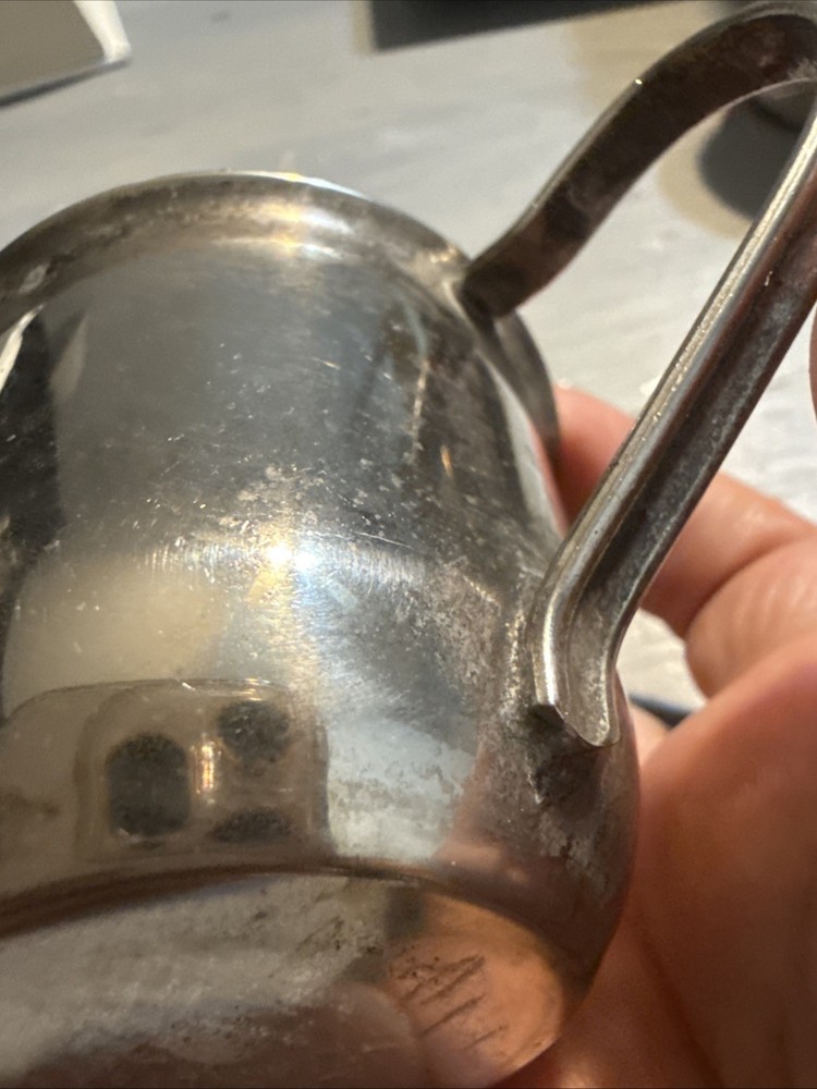 6 Silver Plated Baby Cups As Is