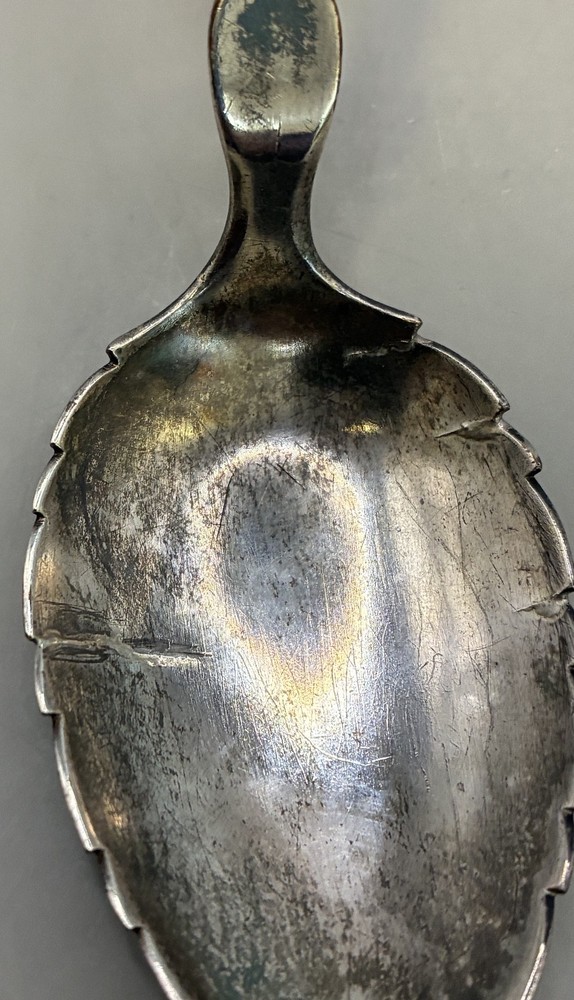 Two Mid-Century Norwegian 830 Silver Caddy Spoons