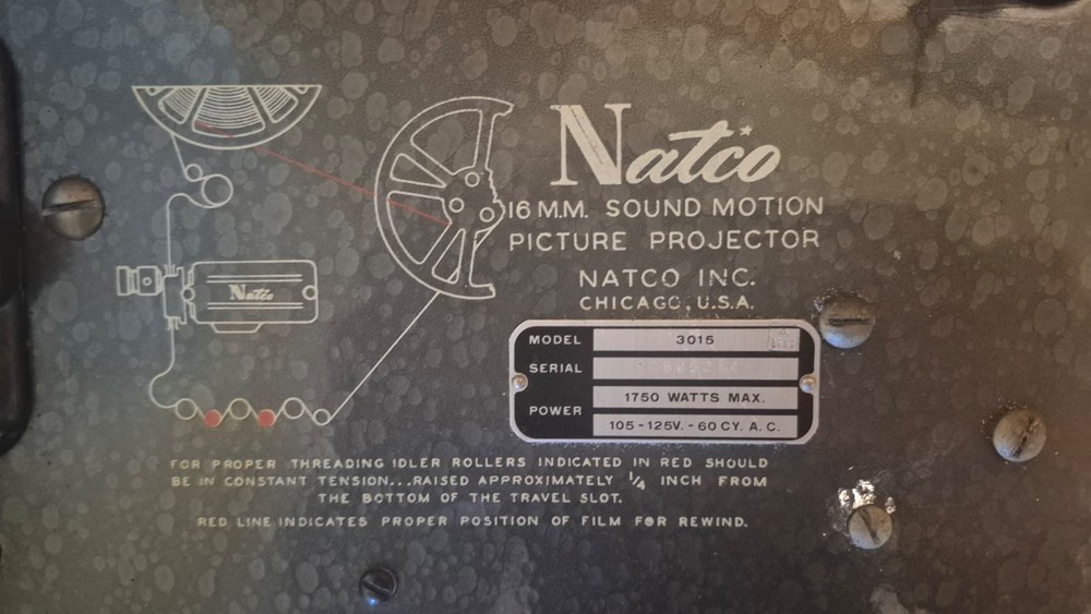 natco 16mm projector