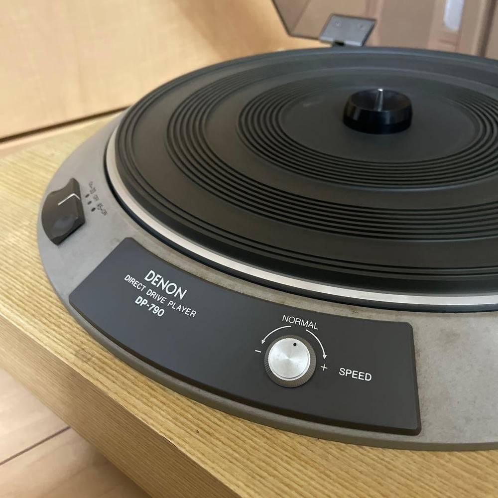 DENON DP-790 Direct Drive Player Record Player Turntable Tested as is