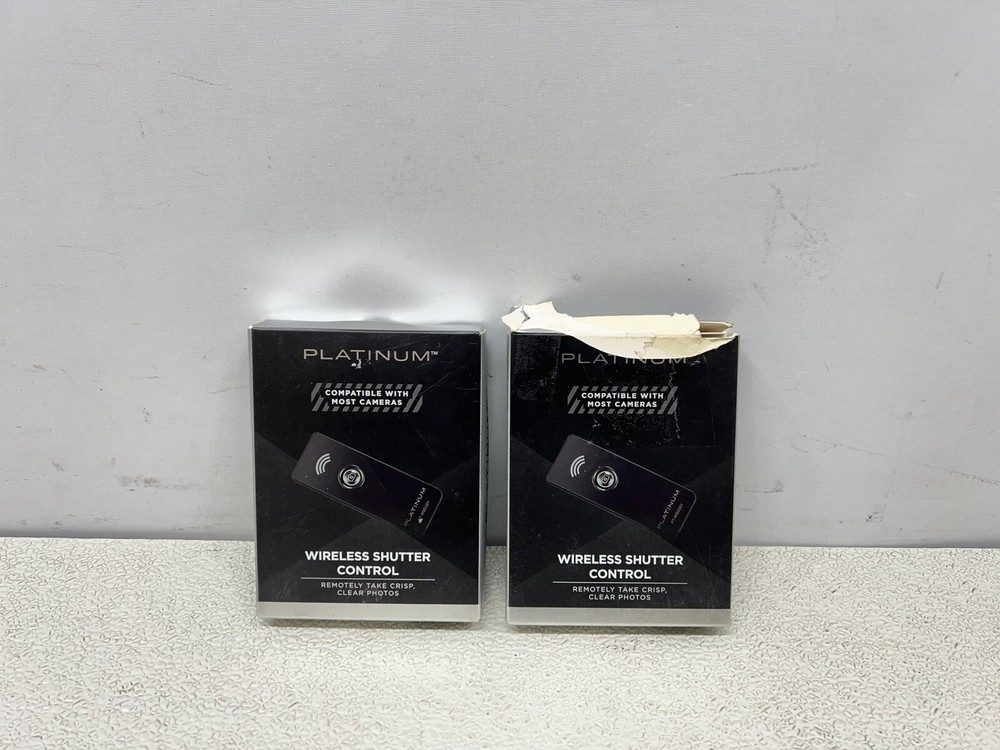 **LOT OF 2** Platinum™ - Universal Wireless Shutter Control - Black -