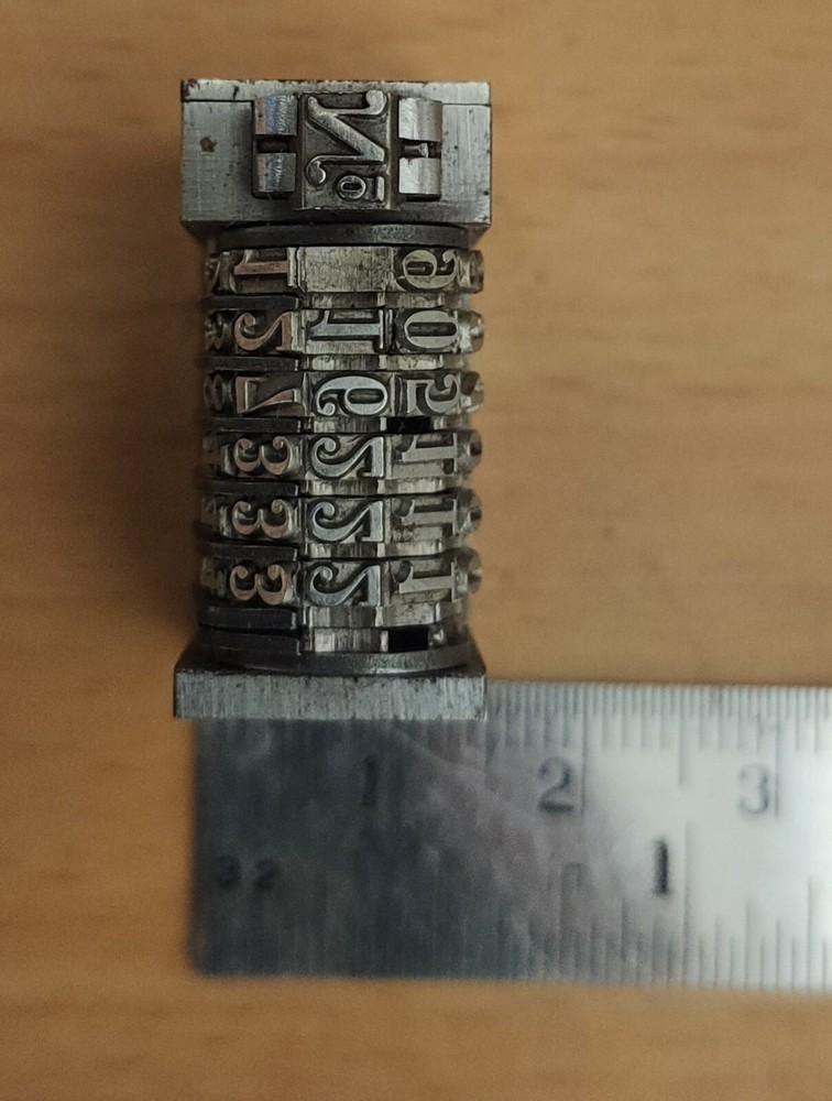 DOLD Tuttlinger Letterpress Rotary Numbering Machine 6 digits Heidelberg