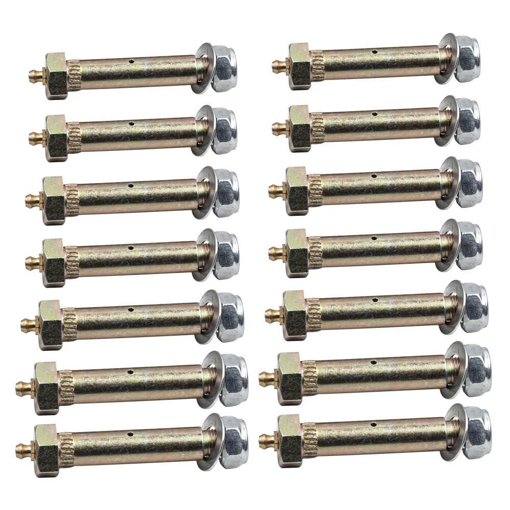 Greaseable Tandem Axle Trailer Spring Suspension Rebuild Kit Wet Bolt 3" Shackle