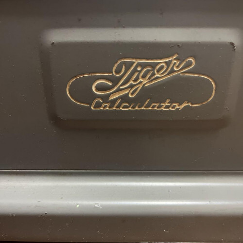 Tiger Calculator Antique Retro