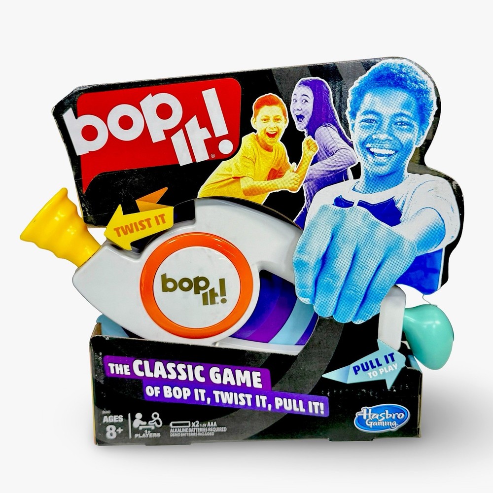 Bop It! Classic Game Hasbro New Open Box Twist Pull Electronic Toy