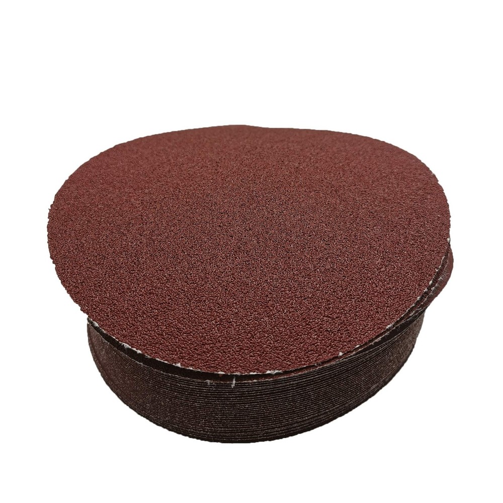40 Pcs 7-Inch 60 Grit Hook and Loop Sanding Discs Sandpaper for Random Orbit ...