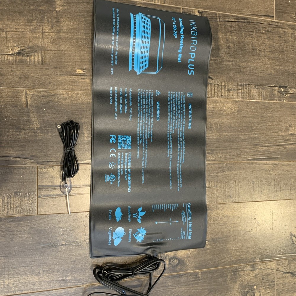 Seedfactor Seedling Heating Mat 10" x 20" Warming Plant Germination Starting Pad