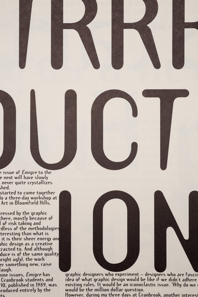 Emigre Magazine #19 Starting From Zero-1991