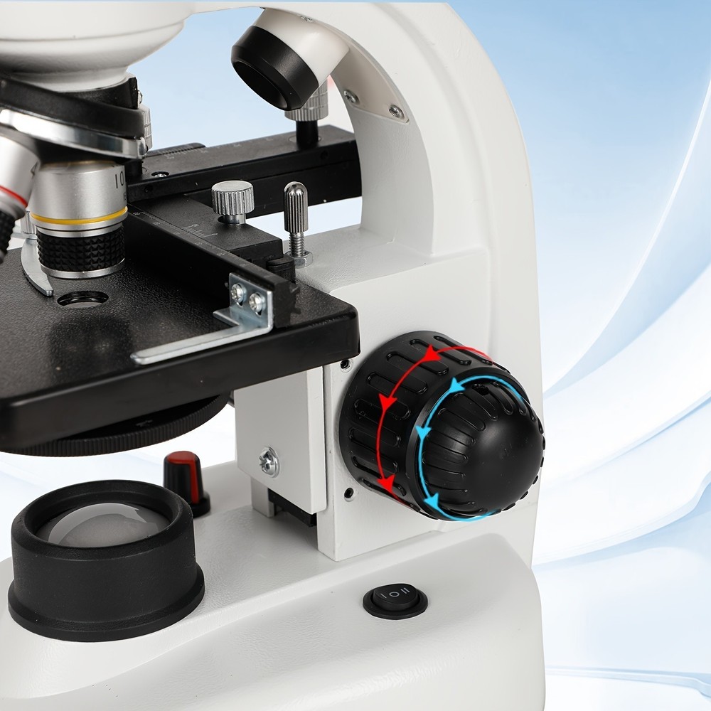 Zoom 2000x single-lens student microscope, bioluminescent diode, laboratory, chi