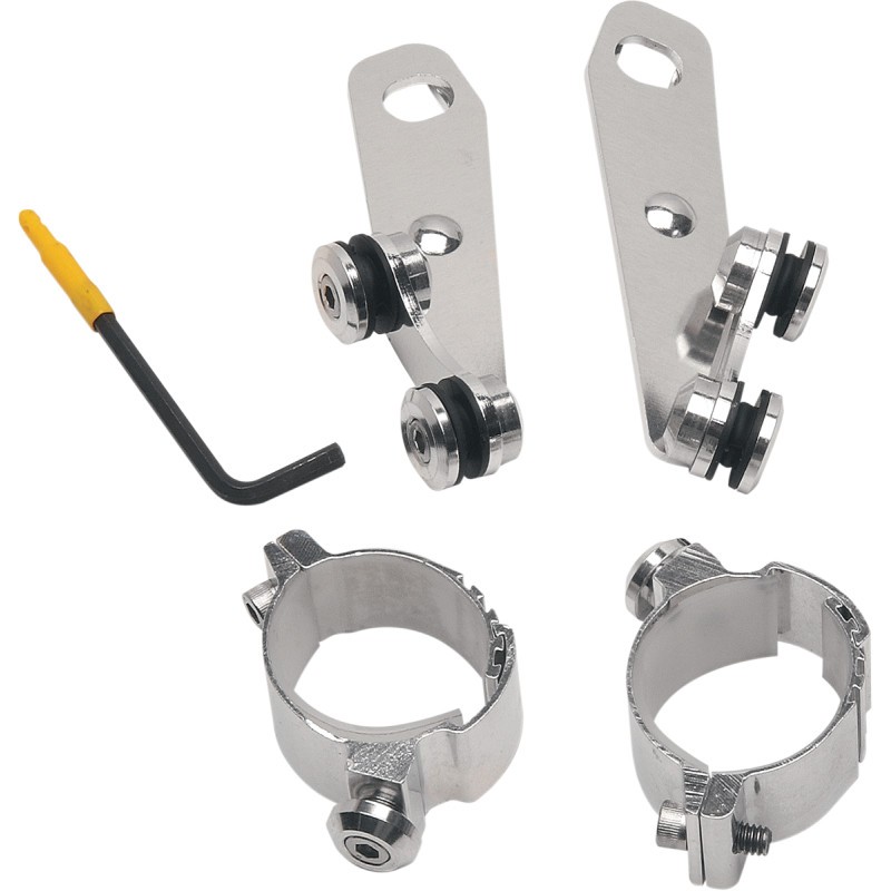 MEMPHIS SHADES Custom Lower Deflector Mount Kit - Polished - MEM9896