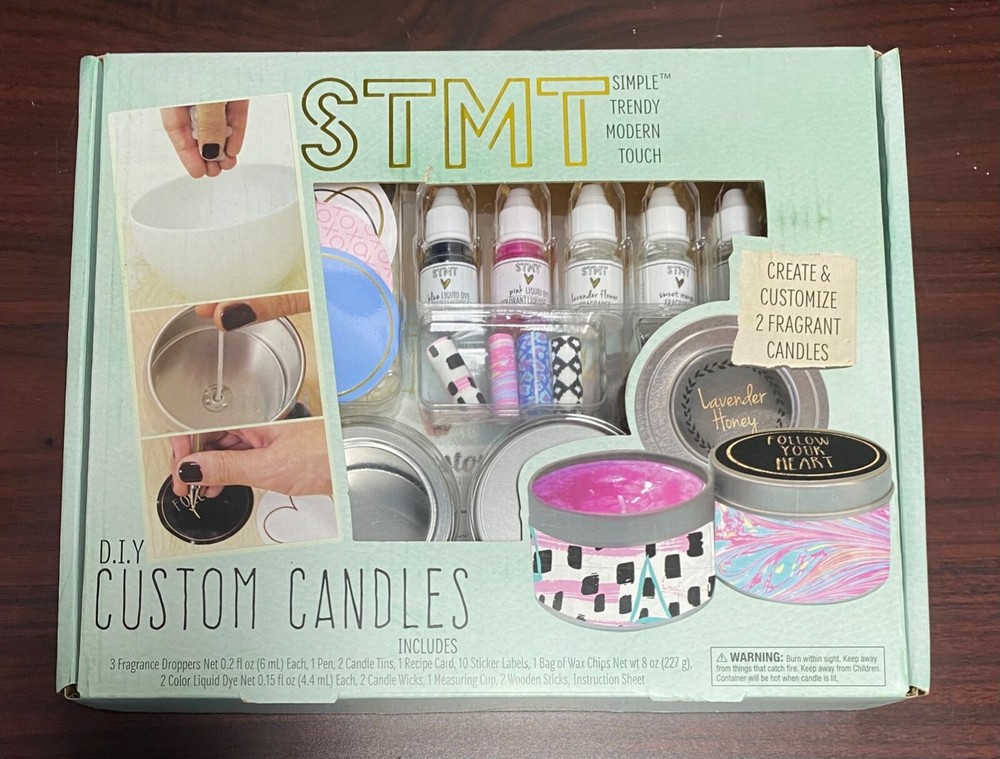 74309 STMT DIY CUSTOM CANDLES: CREATE AND CUSTOMIZE 2 FRAGRANT CANDLES