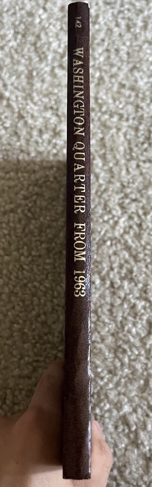 DANSCO COIN FOLDER #142 WASHINGTON QUARTERS 1963-