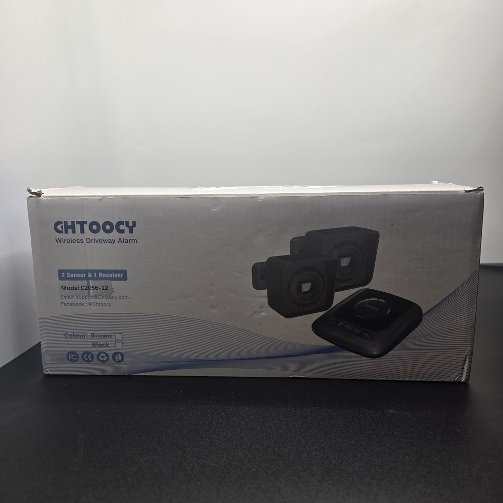 Chtoocy Solar wireless input alarm system with motion sensor exterior