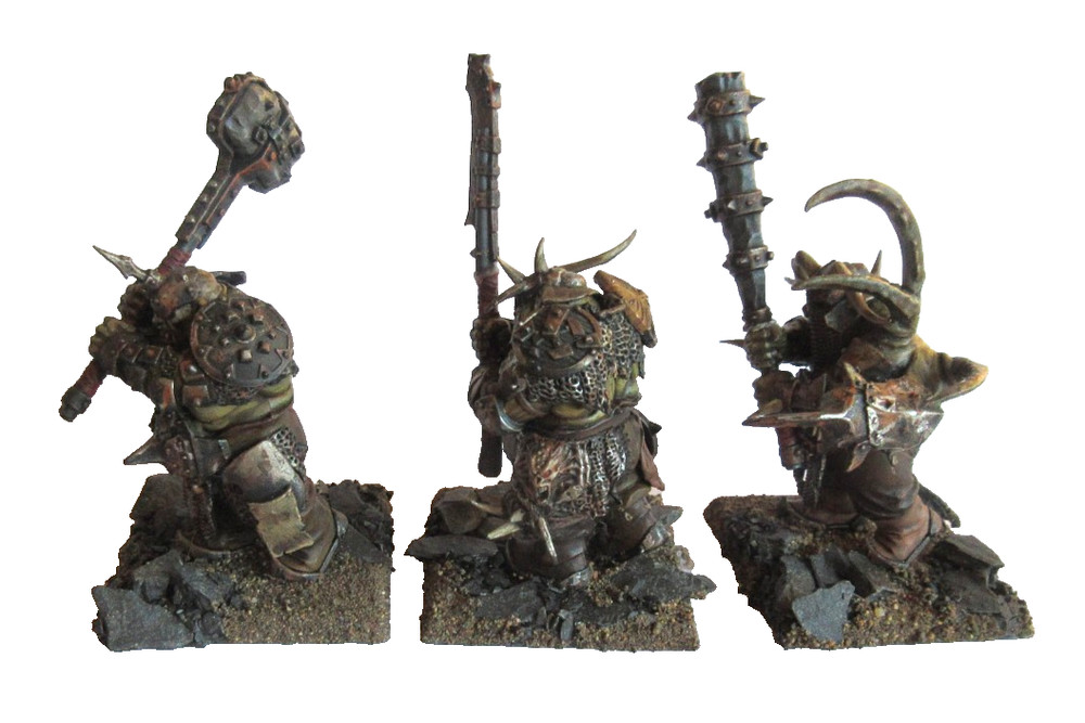 Warhammer Custom Unique Chaos Ogres Painted