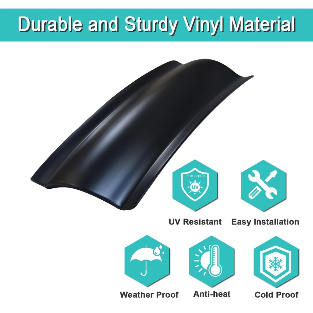 RV Trim Molding roll 100ft UV Resistant Insert hardware set Black