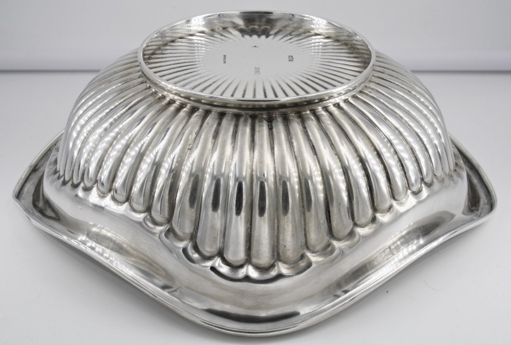 Antique Gorham Sterling Silver Fruit Bowl Pattern 2690 Round Square 8 Inch