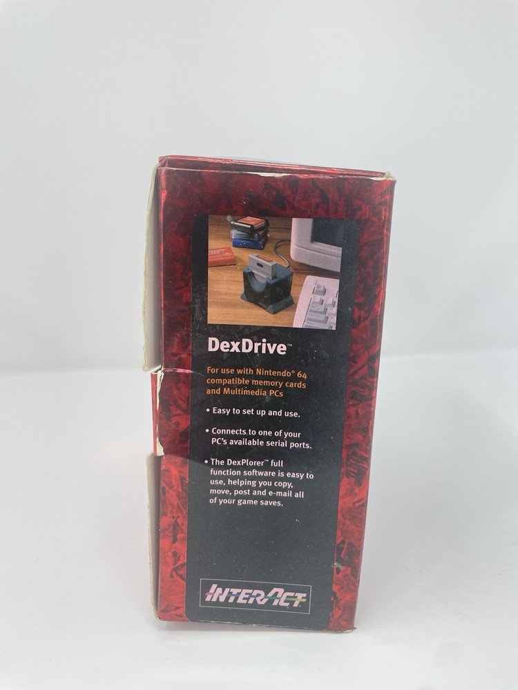 InterAct DexDrive Game Save Exchange System for Nintendo 64 Complete in Box