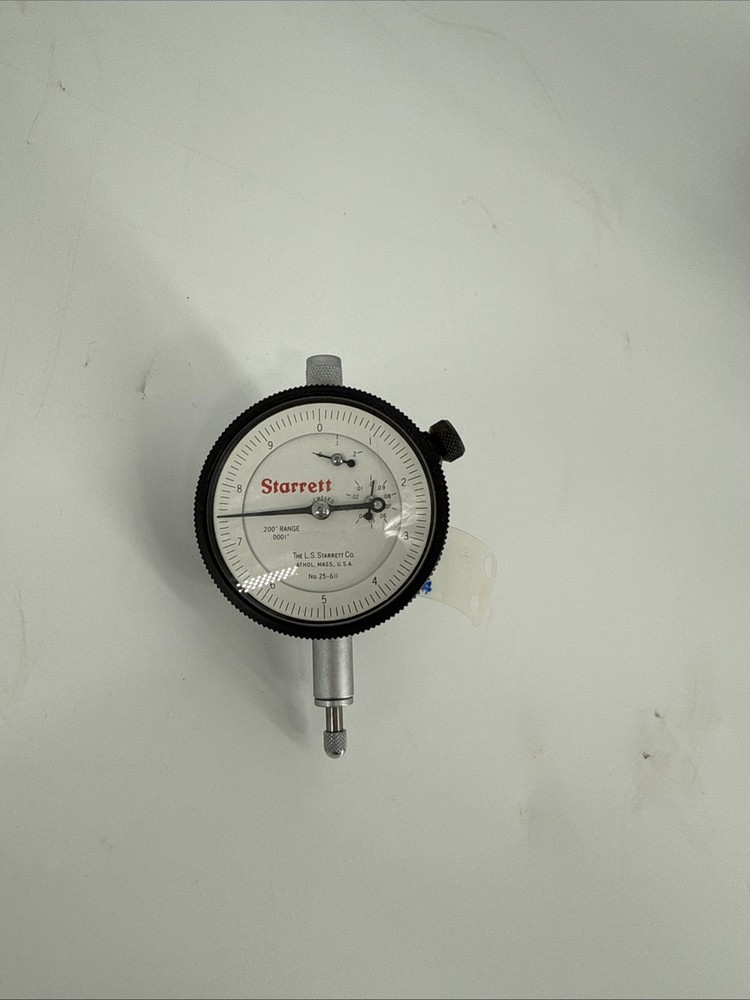 STARRETT No. 25-611 Dial Indicator