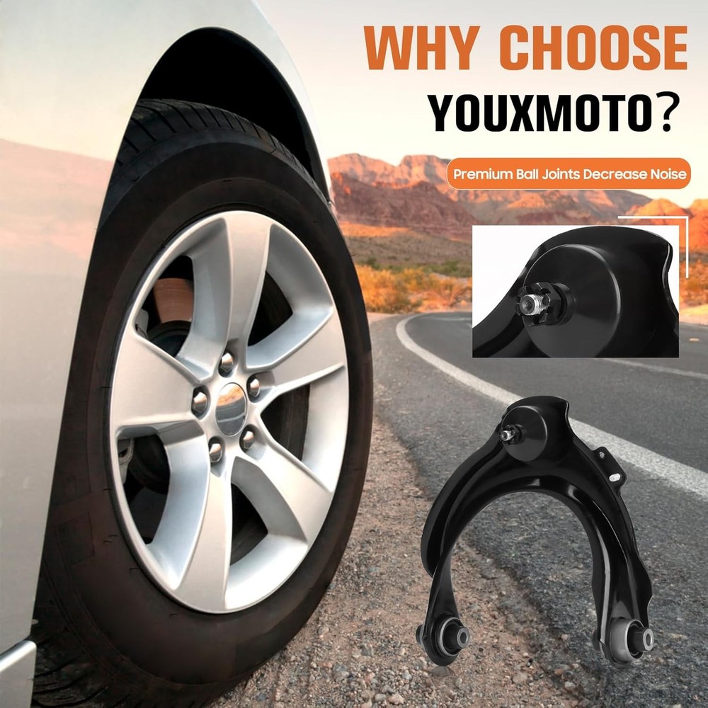 Front Upper Control Arms Honda Accord Pair