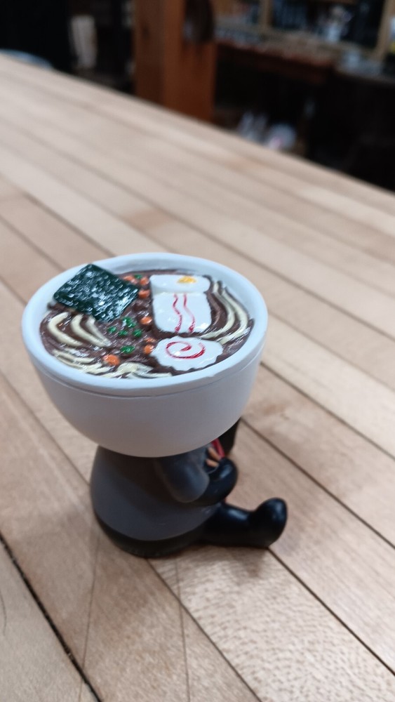 Furrybones Ramen Skeleton Figurine Bowl Head