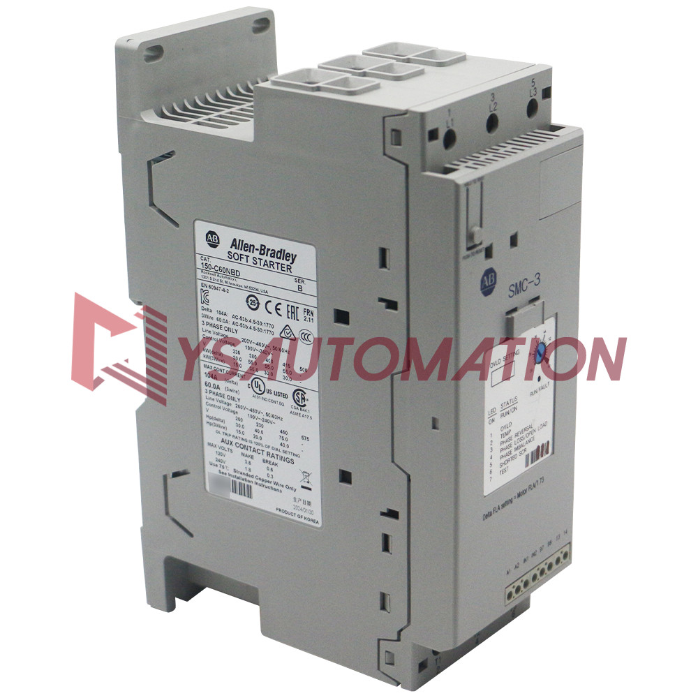Allen Bradley 150-C60NBD SMC-3 60A Smart Motor Controller Factory Sealed YG