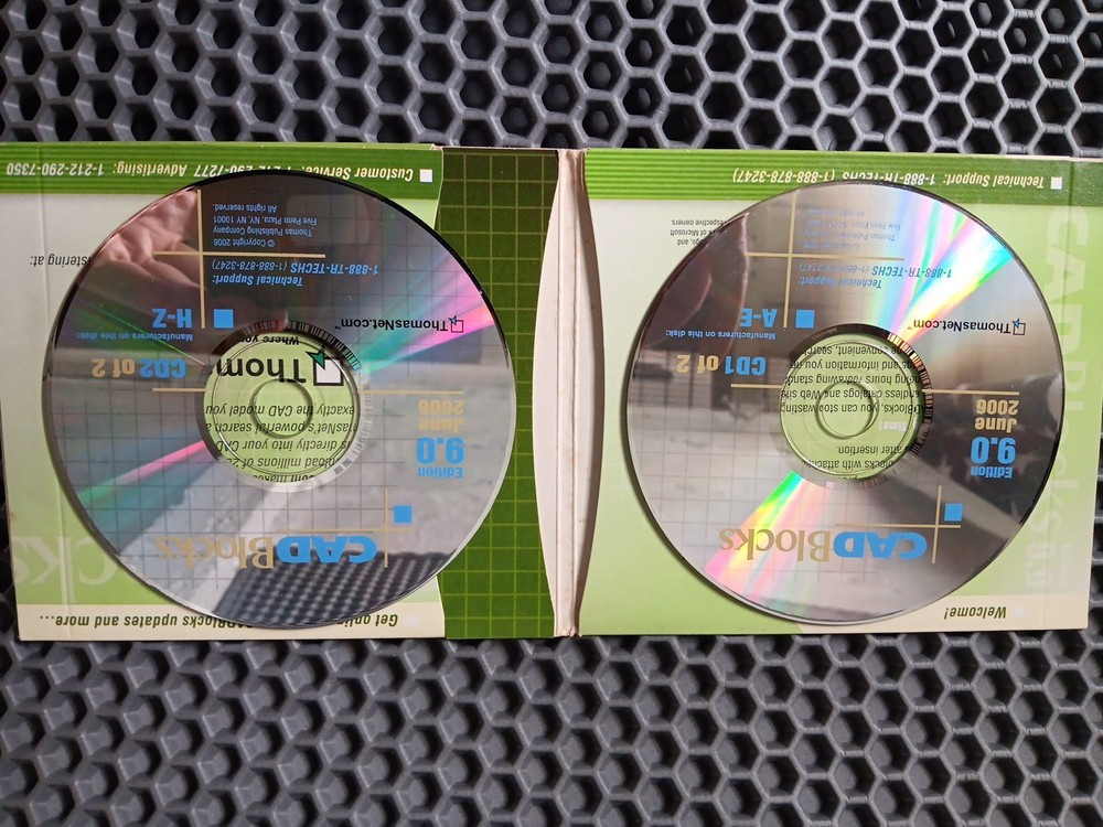 ThomasNet: CadBlocks ~ Edition 9.0 CD-ROMs