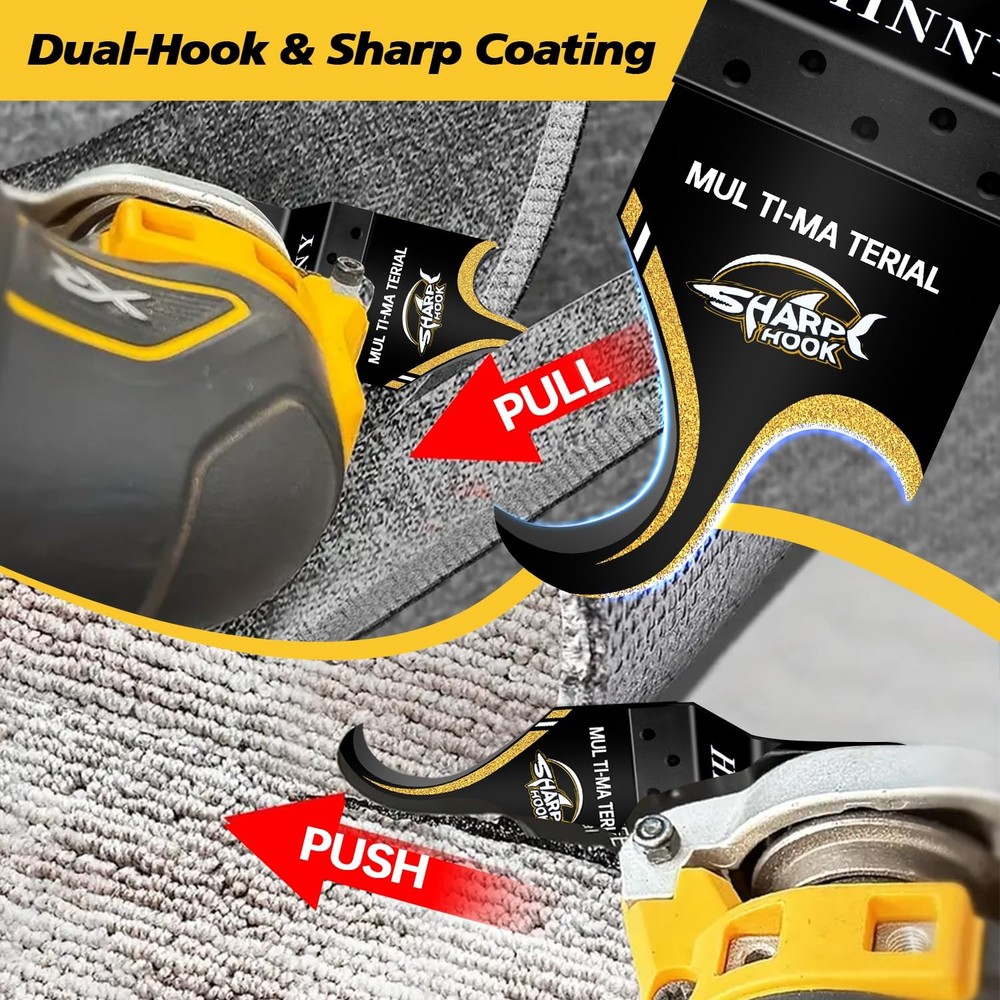 Hook Knife oscillating Tool Blade, 3pcs Multi Tool Blades, Carpet Blades for ...