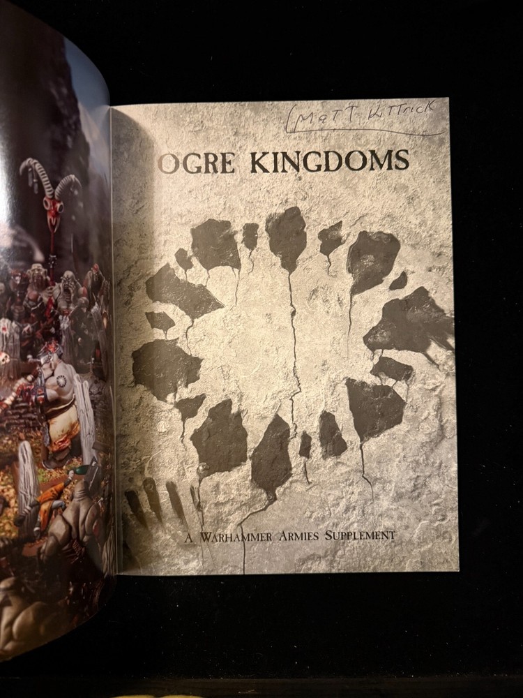 Games Workshop Warhammer Ogre Kingdoms Rulebook Supplement Codex Old World Lot