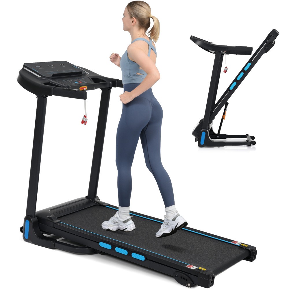 Home Treadmill w/Incline 3.5HP - Foldable, Bluetooth, HR Sensor, USB-C