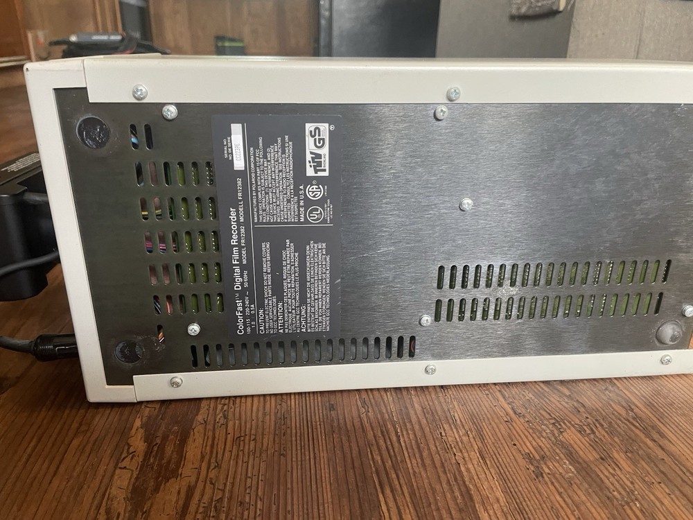 GCC Technologies COLORFAST Digital Film Recorder Powers On As Is Untested