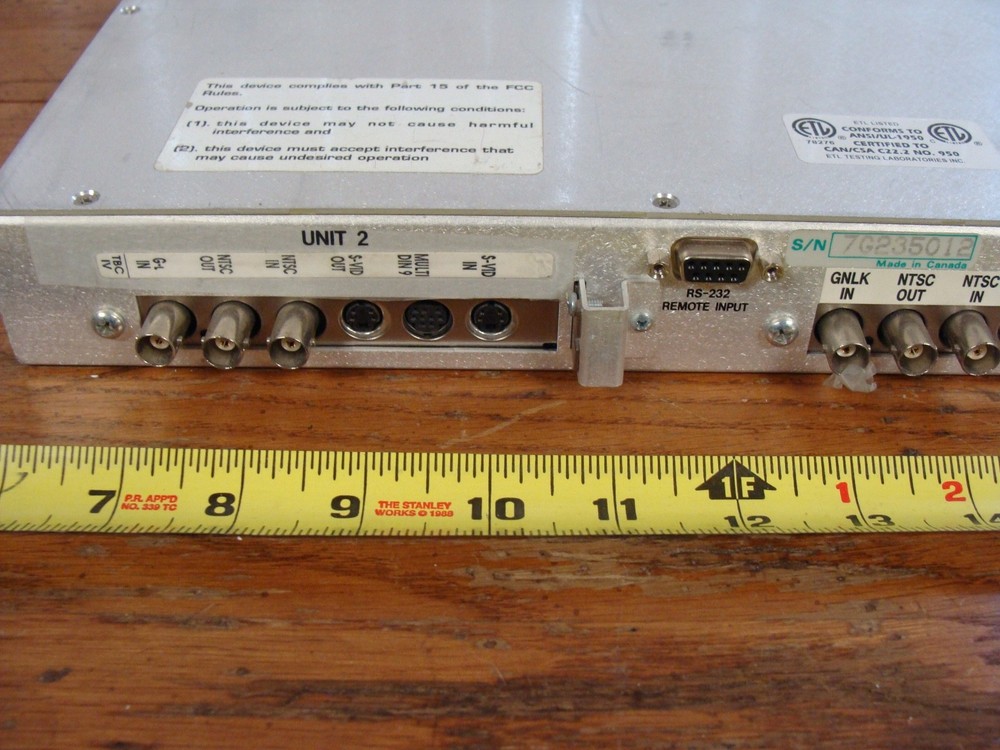 Digital Processing Systems Transcoding TBC/Synchronizer DPS-235