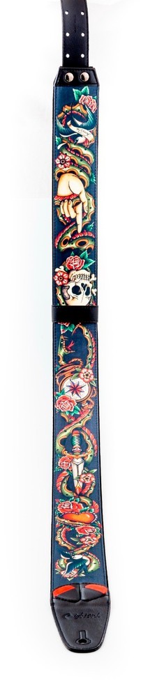 RightOn! Mojo Tattoo Guitar Strap