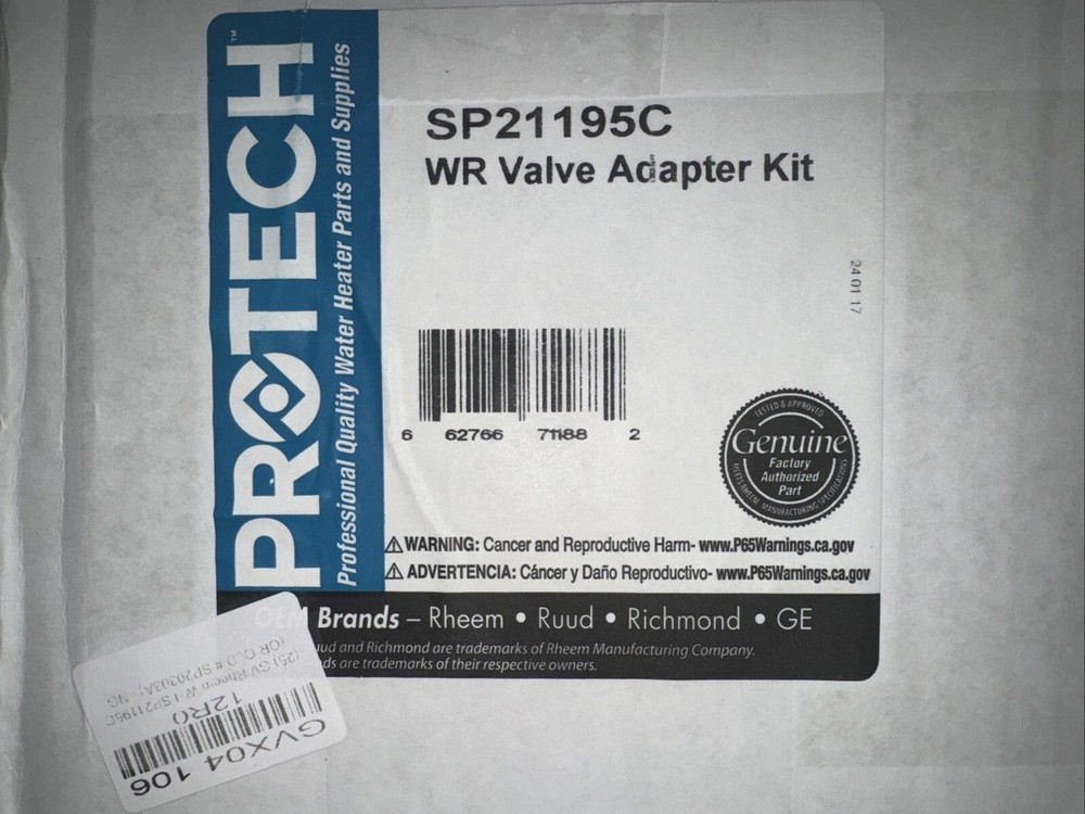 SP21195C SP20303D Water Heater Natural Gas Control Thermostat**FREE SHIP**READ**