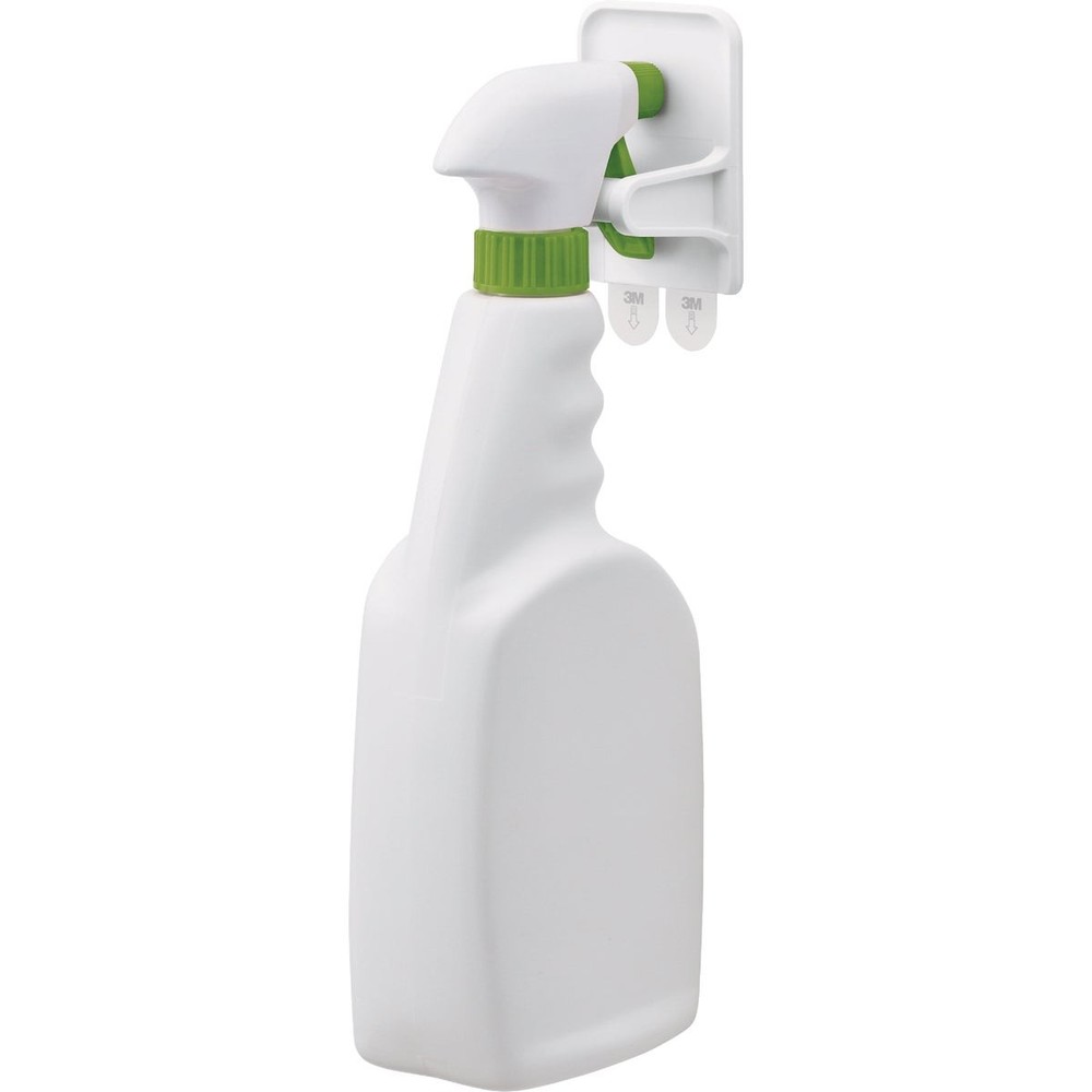 Command Spray Bottle Hanger, White, 1 Hanger, 2 Large Strips 17009-ES Command