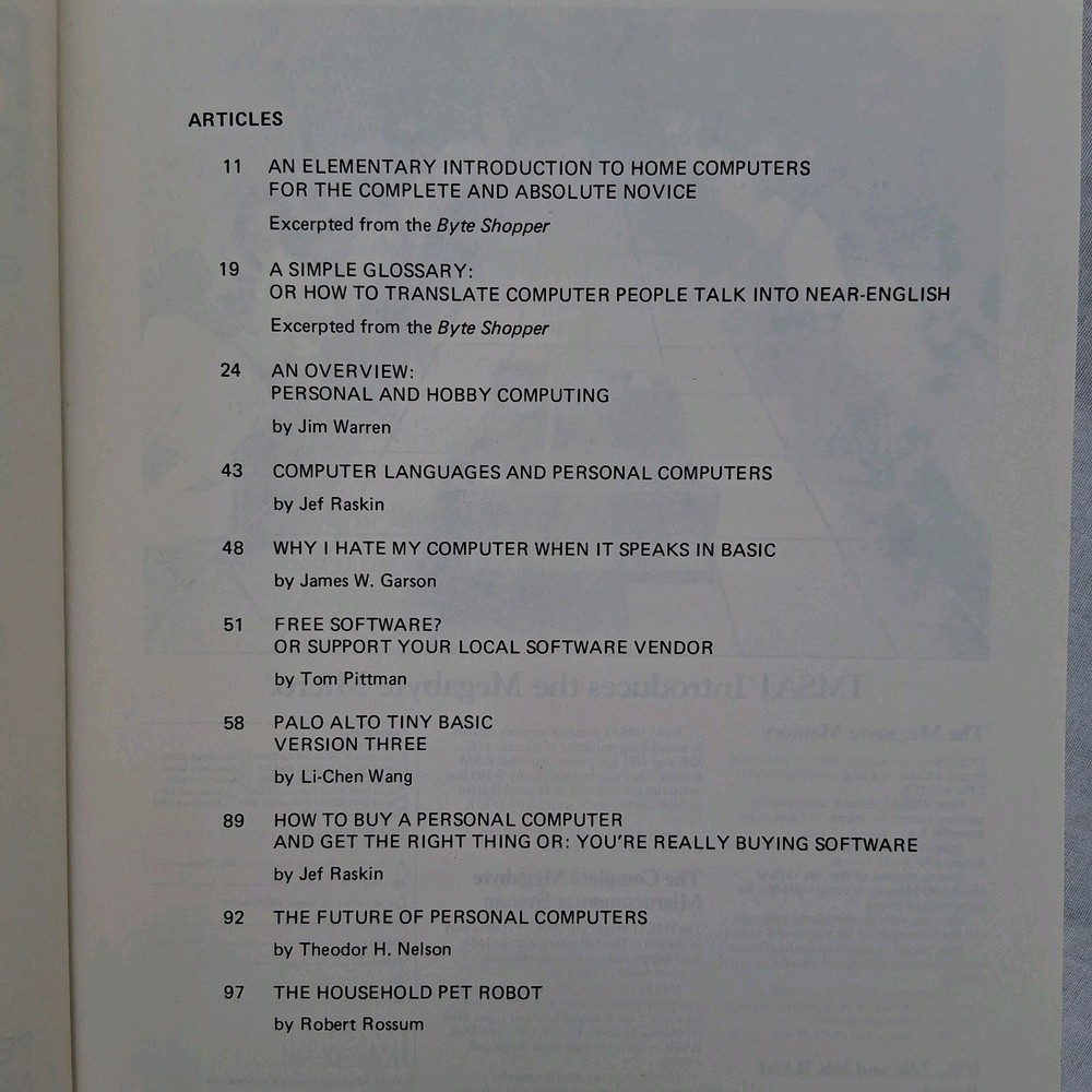 PCC's Reference Book of Personal & Home Computing DWIGHT McCABE 1st Edition