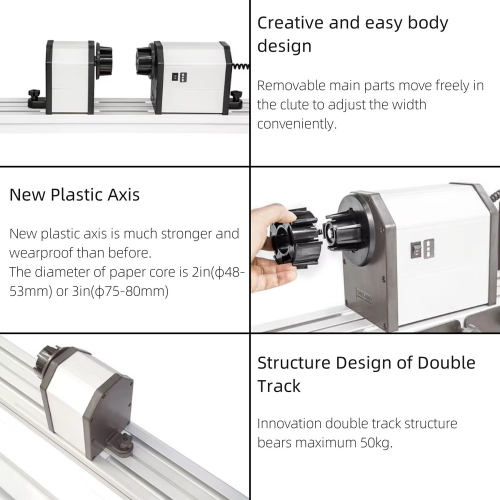 74in Auto Media Take up Reel With Tension System for Large Format Printer