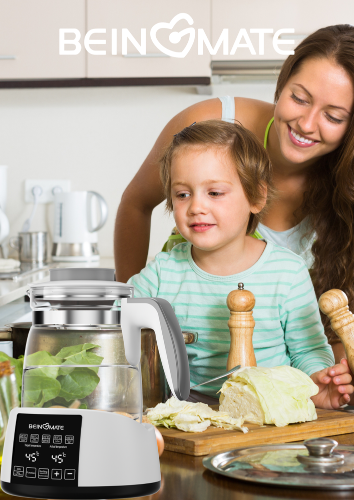 Smart Electric Kettle with Precise Temperature Control, 45-100°C Multi-Use, 1.5L