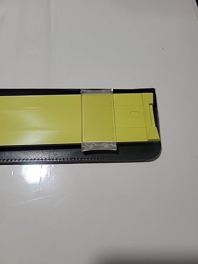 Vintage Pickett Microline 120 Yellow Slide Rule Engineering Math Tool with Case
