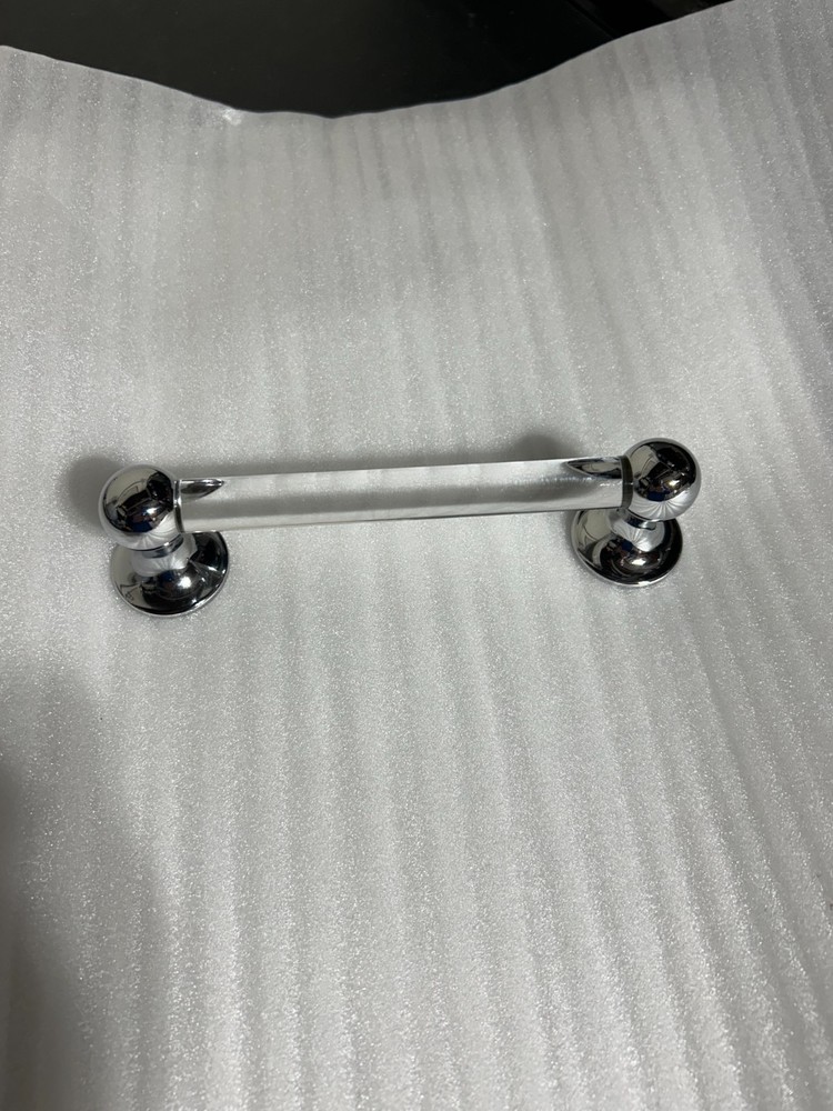 WATERWORKS Highgate 4" CHROME PULL HANDLE NEW display item MAY HAVE LIGHT SCUFFS