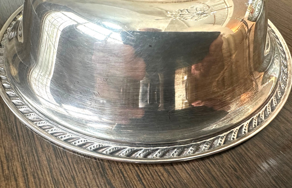 VTG Preisner Silver Co Sterling candy dish 5 3/8"