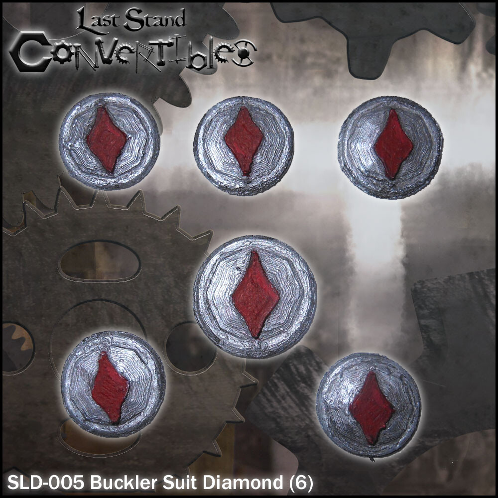 LAST STAND CONVERTIBLES BITS SHIELDS - BUCKLER SUIT DIAMOND (6)