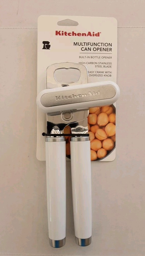 Kitchen Aid Multifunction Can Opener - White (NEW) KE199OHWHA