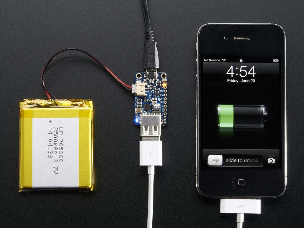 Adafruit Powerboost 500 LiPo Charger