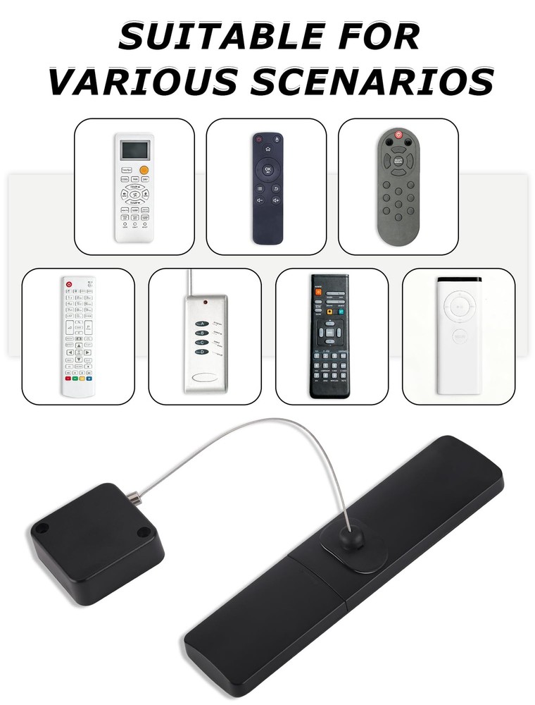 MERDTTES 6.5 Ft Retractable Remote Control Tether Locks, Security 2 PCS