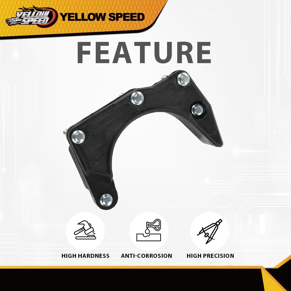 Fit For Yamaha Raptor 700 Poly Case Saver Kit Prevent Broken Mounts Chain Guard