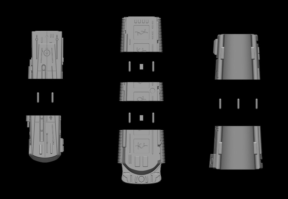 Predator Gauntlet Forearm Left scale 1:1 File STL-OBJ for 3D printer