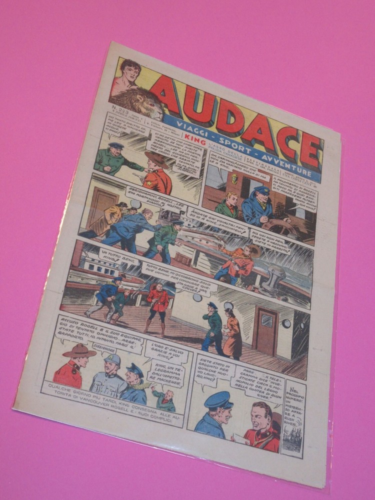 L'AUDACE No. 223 Saev 1938 Original EXCELLENT "on sheet"!!
