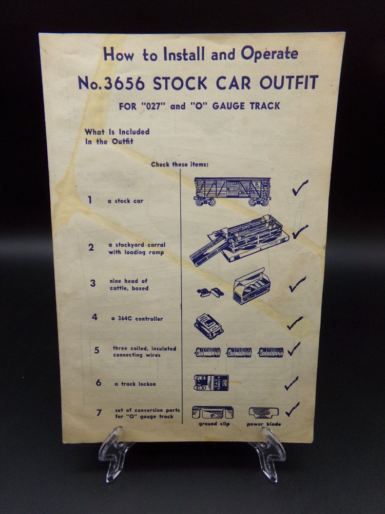 Assortment of Lionel Model Train Instruction Booklets