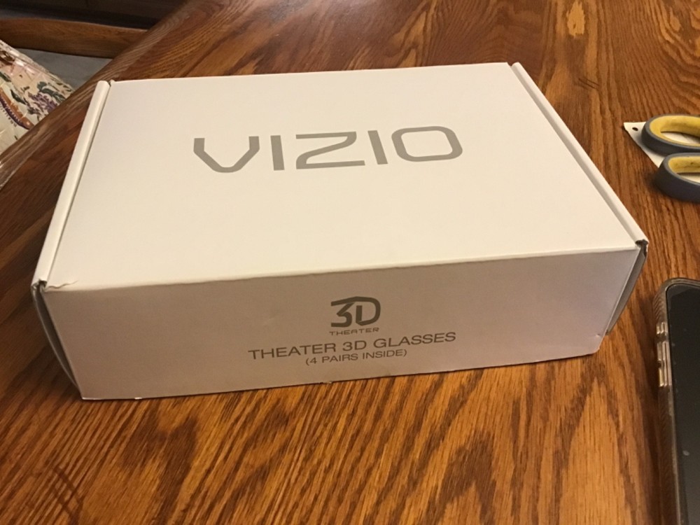 Vizio Theater 3D Glasses 4 Pair