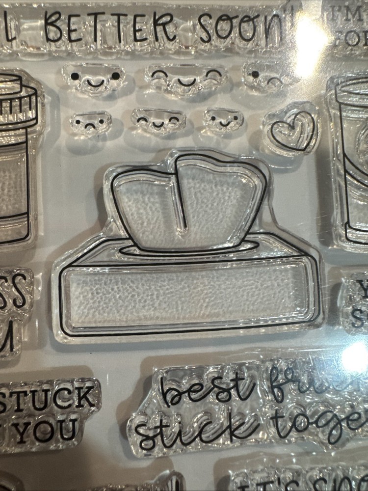 Doodlebug Pill Better Stamp Set NIP